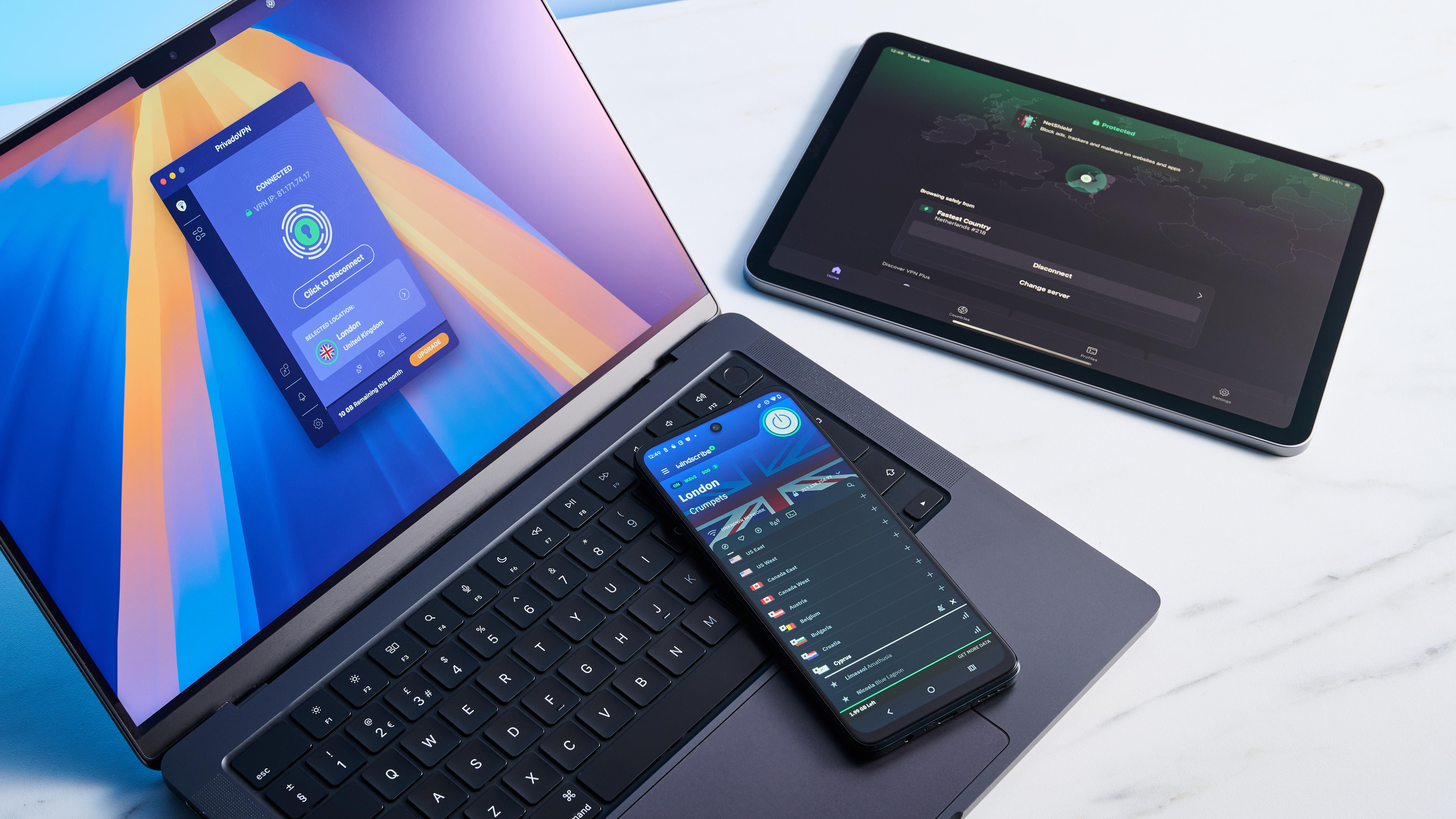 VPN Speed Test Results